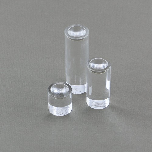 Piece dimple riser - riser, clear