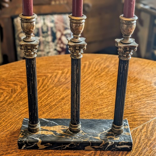 Antique corinthian candelabra - corinthian,