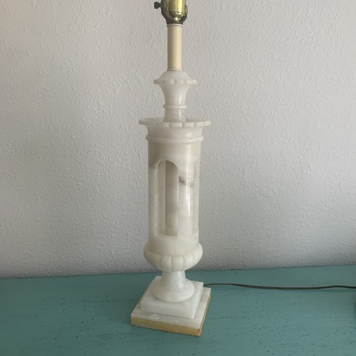 Mcm alabaster marble table - marble,